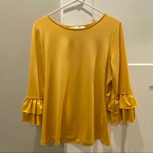 Dainty Jewels Yellow Long Sleeve Shirt